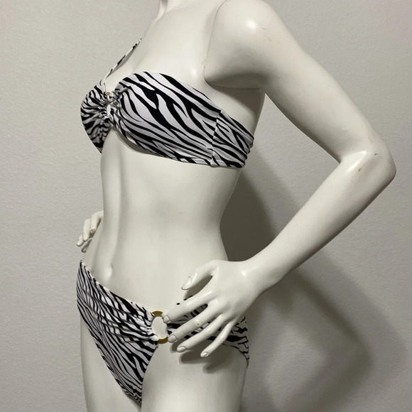 Cabana del Sol NWT Zebra Bikini - Picture 2 of 6